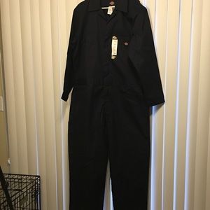 Men’s Dickie’s Long sleeve coveralls dark blue new with tags XL R